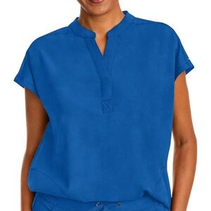 Healing Hands Royal Blue Scrub Shirt